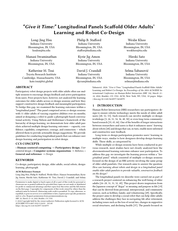 The first page of the paper